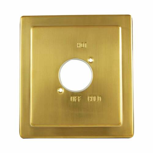 Kingston Brass KBE8657 Stylobate Brushed Brass Escutcheon Plate