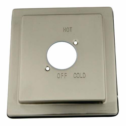 Kingston Brass KBE8658 Stylobate Brushed Nickel Brass Escutcheon Plate