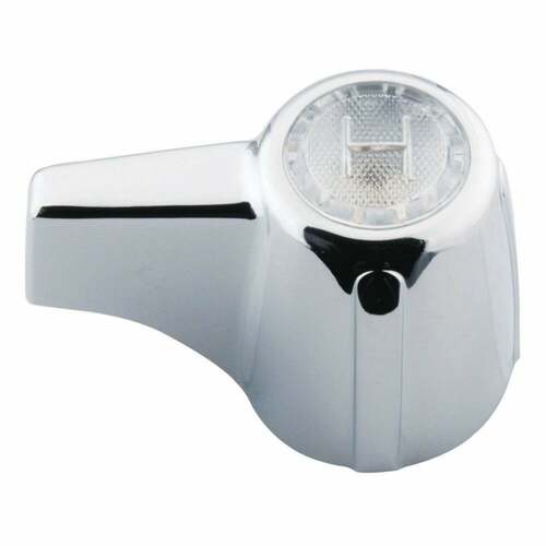 Kingston Brass KBH100H Polished Chrome Zinc Alloy Knob Canopy Handle (Hot Side)