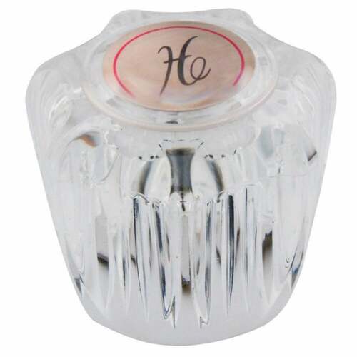 Kingston Brass KBH101H Metal Knob Handle (Hot Side) - Acrylic