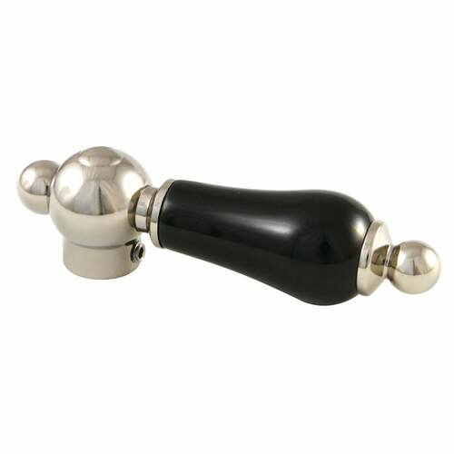 Kingston Brass KBH1606PKL Duchess Porcelain Lever Handle in Polished Nickel