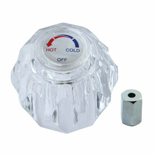 Kingston Brass KBH1681 Clear Acrylic Knob Handle