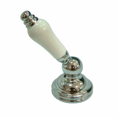Kingston Brass KBH3401PL Polished Chrome Porcelain Lever Handle
