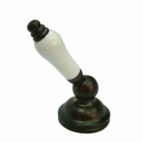 Kingston Brass KBH3405PL Oil Rubbed Bronze Porcelain Lever Handle