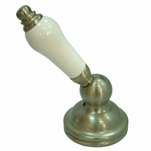 Kingston Brass KBH3408PL Brushed Nickel Porcelain Lever Handle