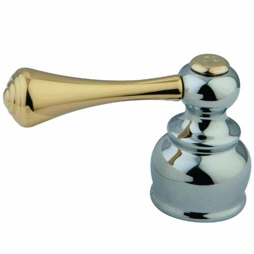 Kingston Brass KBH3604BLH Zinc Alloy Lever Handle (Hot Side) - Polished Chrome/Brass