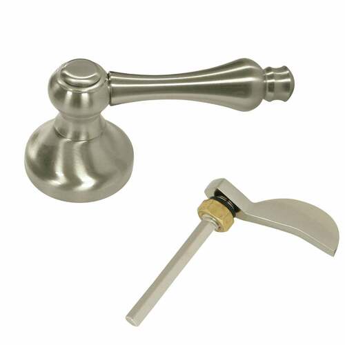 Kingston Brass KBH36380AL Brushed Nickel Metal Lever Handle with Diverter