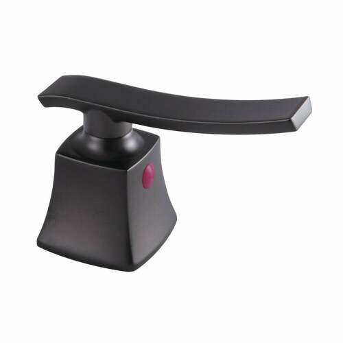 Kingston Brass KBH4965JQLH Oil Rubbed Bronze Metal Lever Handle (Hot Side)