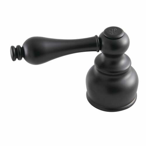 Kingston Brass KBH600ALH Matte Black Zinc Alloy Hot Side Lever Handle
