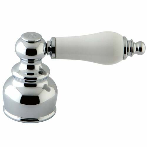 Kingston Brass KBH601PLC Polished Chrome Porcelain Lever Handle (Cold Side)