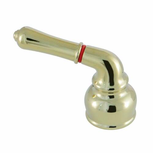 Kingston Brass KBH622H Polished Brass Metal Lever Handle (Hot Side)