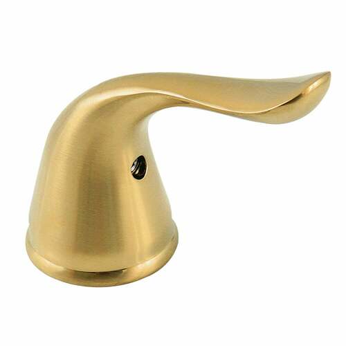 Kingston Brass KBH627YLC Brushed Brass Zinc Alloy Lever Handle (Cold Side)