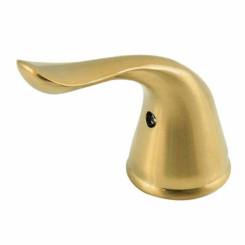 Kingston Brass KBH627YLH Brushed Brass Zinc Alloy Lever Handle (Hot Side)