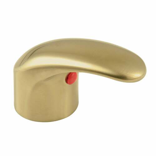 Kingston Brass KBH6627H Brushed Brass Zinc Alloy Lever Handle (Hot Side)