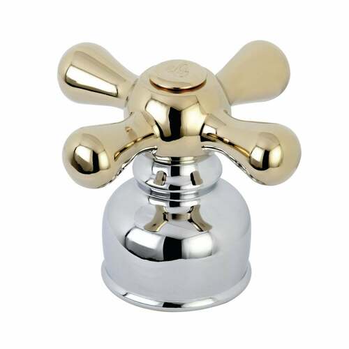 Kingston Brass KBH724AXC Polished Chrome/Brass Metal Cross Handle (Cold Side)