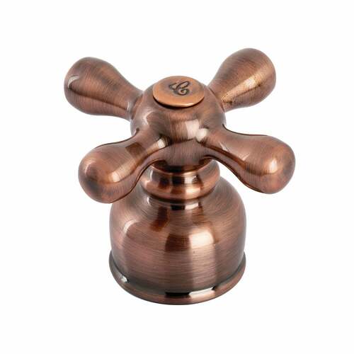 Kingston Brass KBH726AXC Antique Copper Metal Cross Handle (Cold Side)