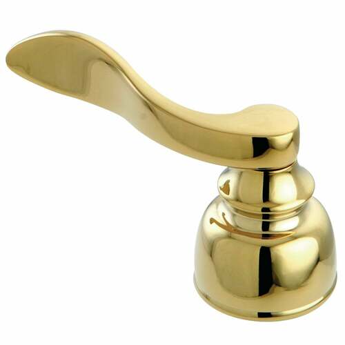 Kingston Brass KBH8622NFLH Polished Brass Zinc Alloy Lever Handle (Hot Side)