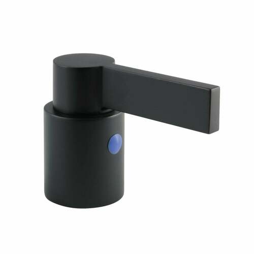 Kingston Brass KBH8660NDLC NuvoFusion Matte Black Zinc Alloy Cold Side Lever Handle