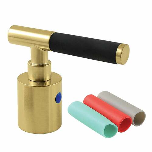 Kingston Brass KBH8667CKLC Kaiser Brushed Brass Zinc Alloy Cold Side Lever Handle