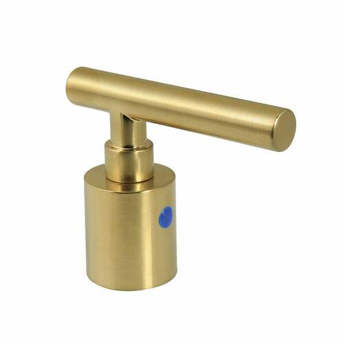 Kingston Brass KBH8667CMLC Manhattan Brushed Brass Zinc Alloy Lever Handle (Cold Side)