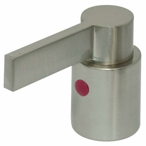 Kingston Brass KBH8668NDLH NuvoFusion Brushed Nickel Metal Lever Handle (Hot Side)