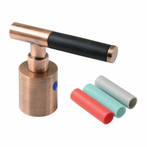 Kingston Brass KBH866CKLACC Kaiser Antique Copper Zinc Alloy Cold Side Lever Handle