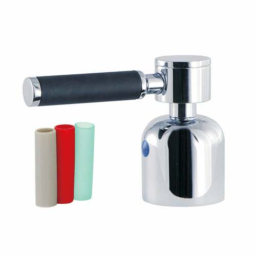 Kingston Brass KBH8961DKLC Kaiser Polished Chrome Cold Side Metal Lever Handle