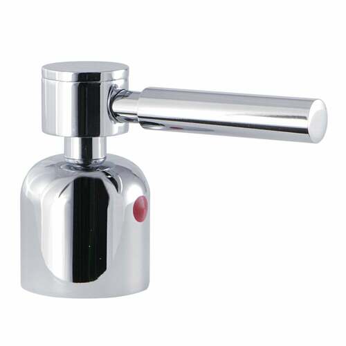 Kingston Brass KBH8961DLH Concord Polished Chrome Metal Lever Handle (Hot Side)
