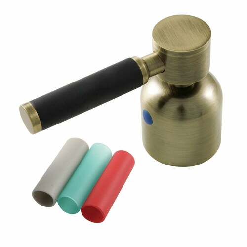 Kingston Brass KBH8963DKLC Kaiser Antique Brass Metal Lever Handle (Cold Side)