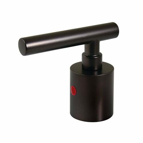 Kingston Brass KBH8965CMLH Manhattan Oil Rubbed Bronze Zinc Alloy Lever Handle (Hot Side)