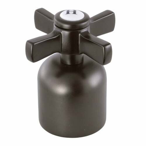 Kingston Brass KBH8965ZXH Millennium Oil Rubbed Bronze Metal Cross Handle (Hot Side)