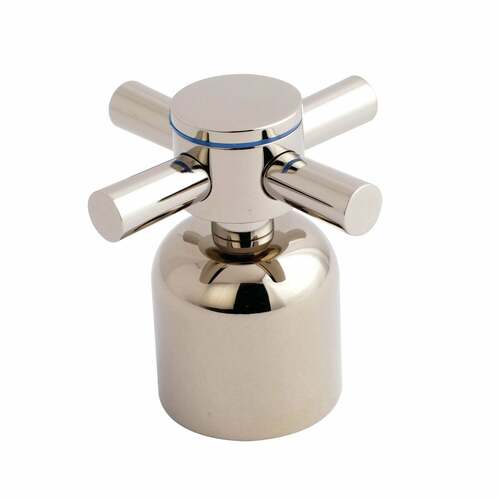 Kingston Brass KBH8966DXC Concord Polished Nickel Metal Cross Handle (Cold Side)