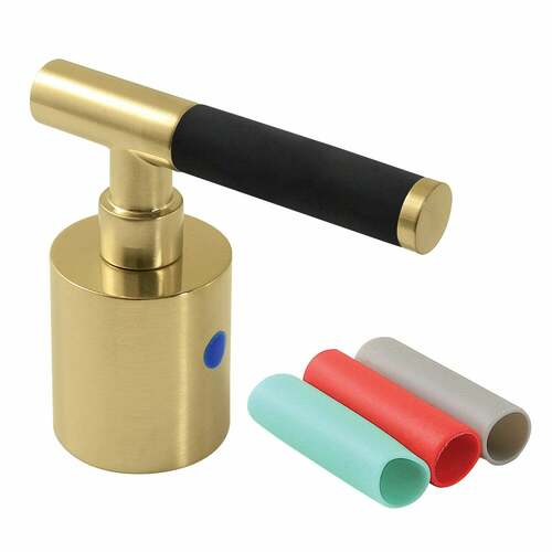 Kingston Brass KBH8967CKLC Kaiser Brushed Brass Zinc Alloy Cold Side Lever Handle