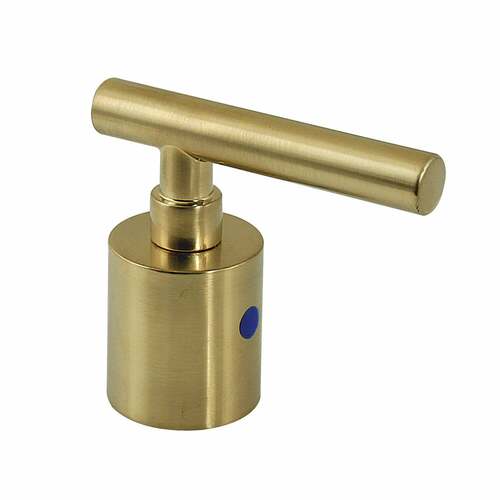 Kingston Brass KBH8967CMLC Manhattan Brushed Brass Zinc Alloy Cold Side Lever Handle