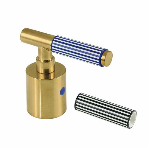 Kingston Brass KBH8967KPSC Verona Brushed Brass Zinc Alloy Lever Handle (Cold Side)