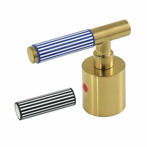 Kingston Brass KBH8967KPSH Verona Brushed Brass Zinc Alloy Lever Handle (Hot Side)