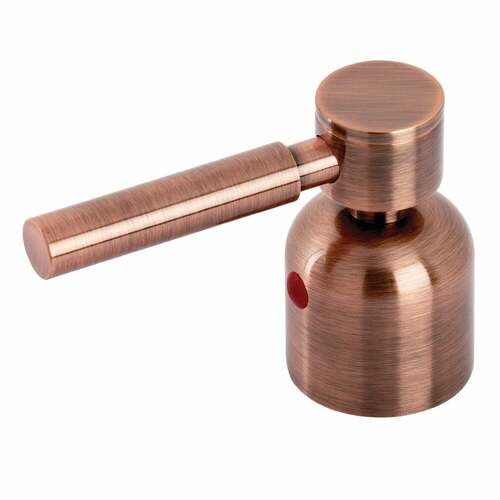 Kingston Brass KBH896DLACH Concord Antique Copper Metal Lever Handle (Hot Side)