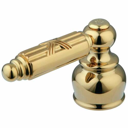 Kingston Brass KBH9902GLH Polished Brass Metal Lever Handle (Hot Side)