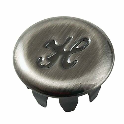 Kingston Brass KBHI603ALH Black Stainless Hot Handle Index Button
