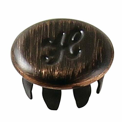 Kingston Brass KBHI606ALNBH Naples Bronze Hot Handle Index Button