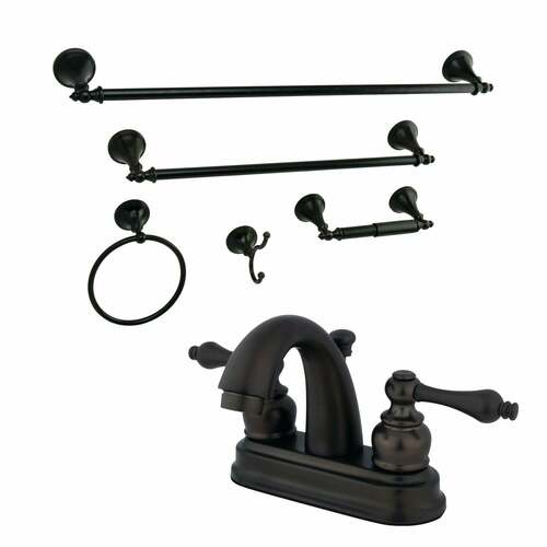 Kingston Brass KBK5615AL Oil Rubbed Bronze Double-Handle 4