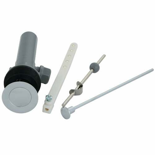 Kingston Brass KBP1001 Polished Chrome Plastic Pop-Up Drain with Overflow