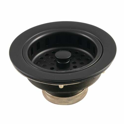 Kingston Brass KBS1000MB Matte Black Kitchen Sink Basket Strainer