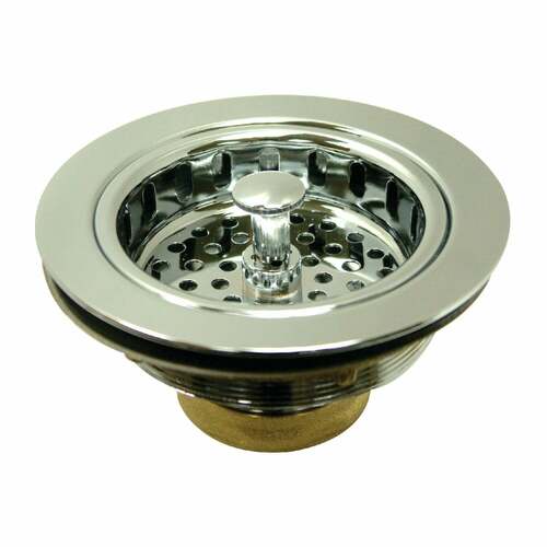 Kingston Brass KBS1001 Polished Chrome Kitchen Sink Basket Strainer