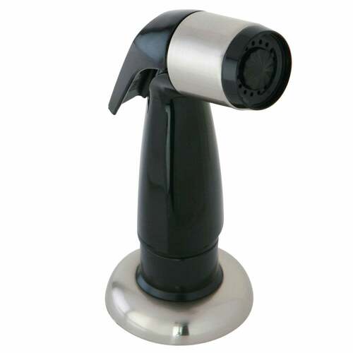 Kingston Brass KBS122SNSP Black/Brushed Nickel Kitchen Side Sprayer