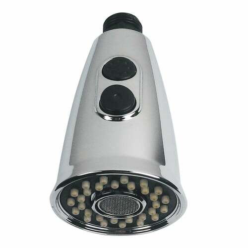 Kingston Brass KDH8501 2-Function Pull-Down Kitchen Faucet Sprayer Head - Polished Chrome