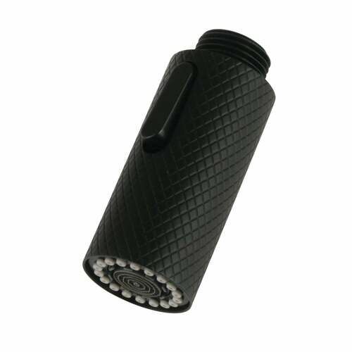 Kingston Brass KDH8710 Convergent Matte Black Pull-Down Kitchen Faucet Sprayer Head