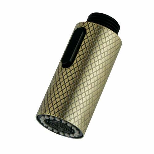 Kingston Brass KDH8713 Convergent Antique Brass Pull-Down Kitchen Faucet Sprayer Head