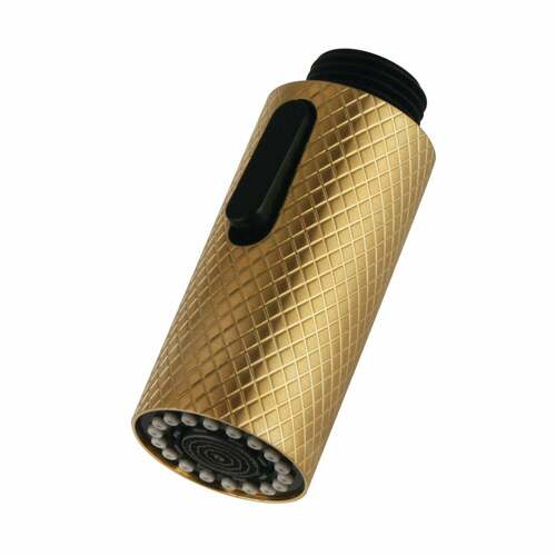Kingston Brass KDH8717 Brushed Brass Pull-Down Kitchen Faucet Sprayer Head