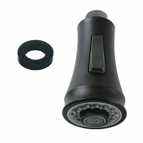 Kingston Brass KDH8810 Gourmet Scape 2-Function Pull-Down Kitchen Faucet Sprayer, Matte Black